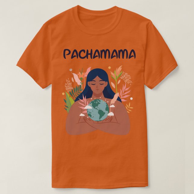 Pachamama Mor Nature  T Shirt (Design framsida)