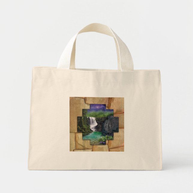 Pachamama - Tote Bag Mini Tygkasse (Framsidan)