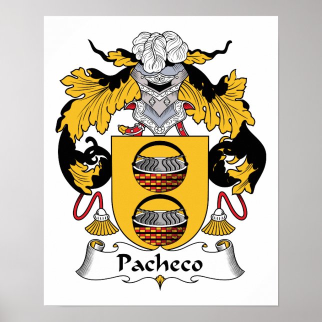 Pacheco Family Crest Poster (Framsidan)