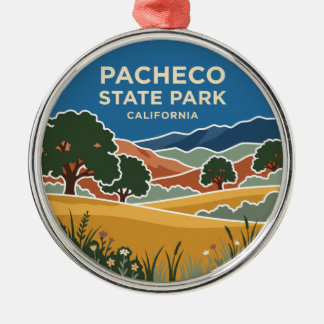 Pacheco State Park Kalifornien Julgransprydnad Metall