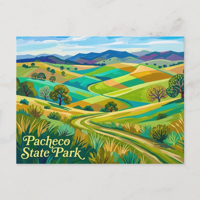 Pacheco State Park Kalifornien Vykort (Framsida)