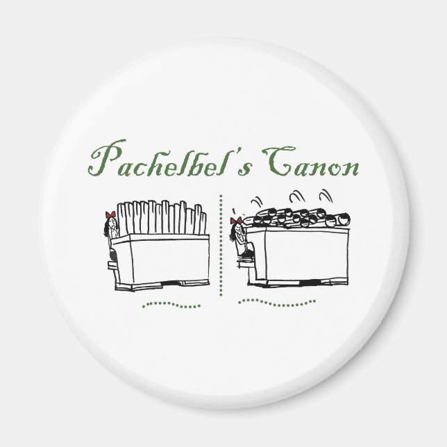 Pachelbels kanon magnet (Framsidan)