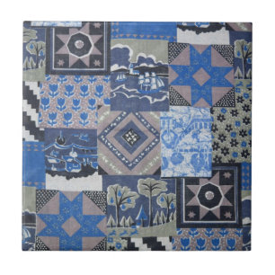 Pachwork Quilt Ceramic Tile Kakelplatta