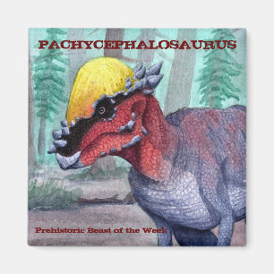 Pachycephalosaurus magnet