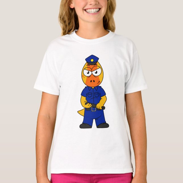 Pachycephalosaurus polis. t shirt (Framsida)