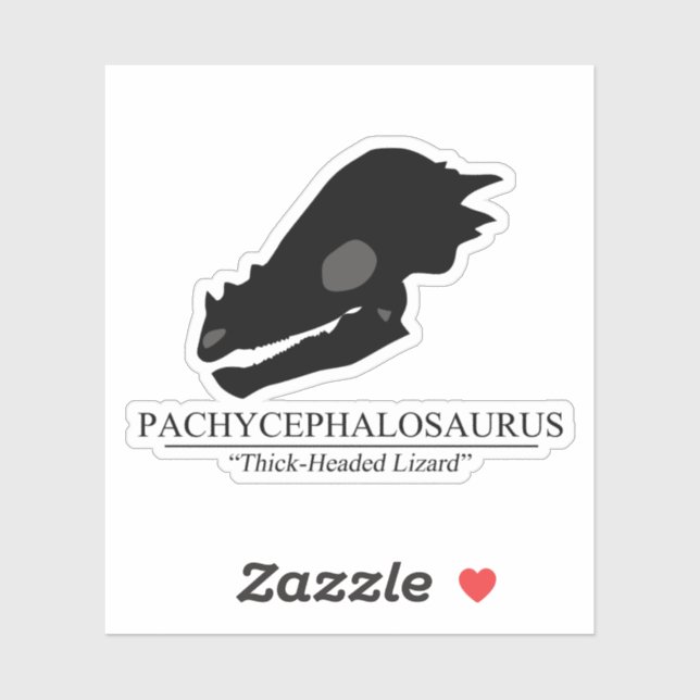 Pachycephalosaurus Skull Klistermärken (Ark)