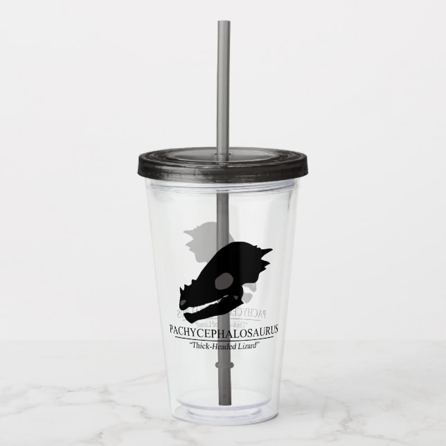 Pachycephalosaurus Skull Take Away Mugg (Framsida)