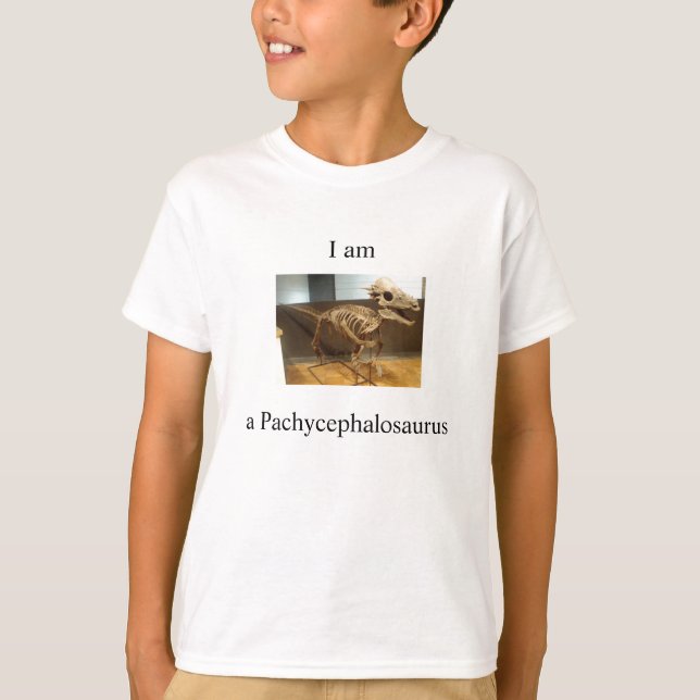 Pachycephalosaurus T Shirt (Framsida)