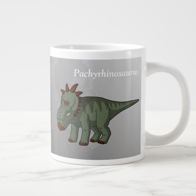 Pachyrhinosaurus Dinosaur Jumbo Mugg (Höger)