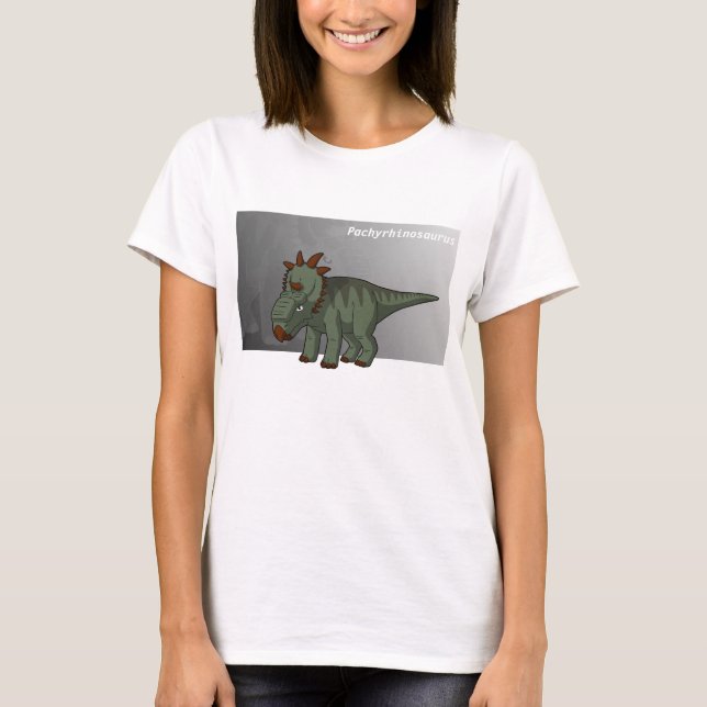 Pachyrhinosaurus Dinosaur T Shirt (Framsida)