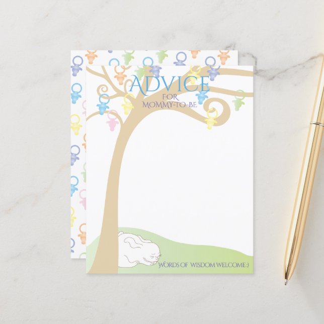 Paci Bunny-tilläggskort för babyskor (Fram/Back In Situ)