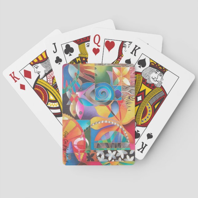 PACIFIC AFTERNOON SPEL KORT (Baksidan)