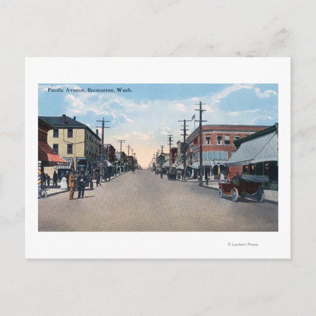 Pacific Avenue View Vykort (Framsida)