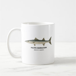 Pacific Barracuda - Marine Animals of California Kaffemugg