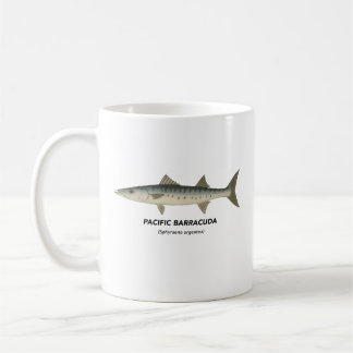 Pacific Barracuda - Marine Animals of California Kaffemugg