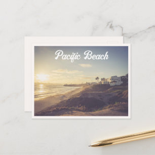 Pacific Beach Law Street San Diego North PB Foto Vykort