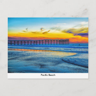 Pacific Beach Pier-vykort Vykort