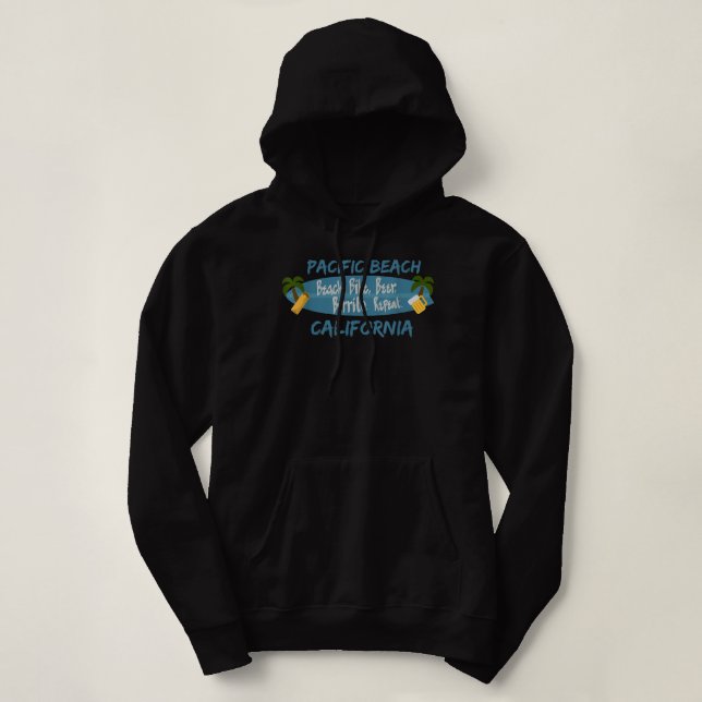 Pacific Beach San Diego California Surfa 92109 PB T Shirt (Design framsida)