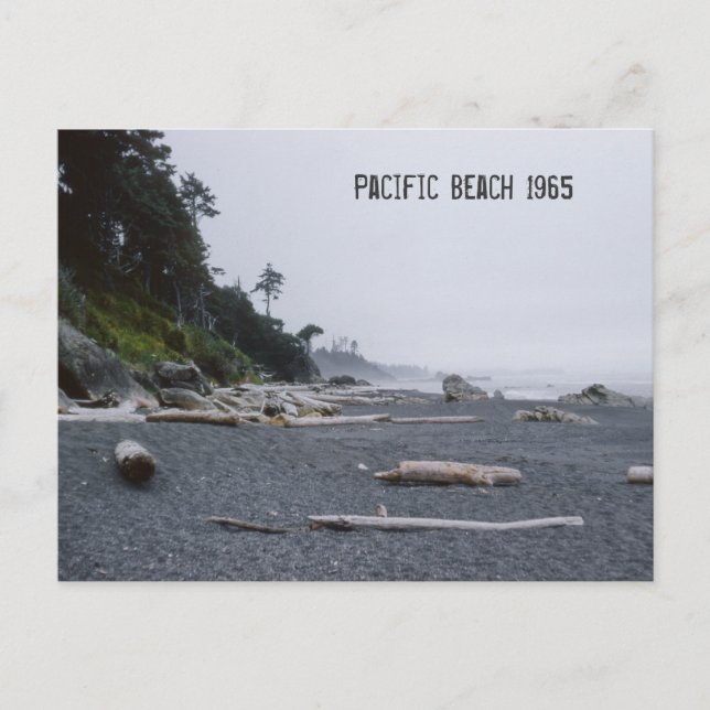 Pacific Beach Washington Vykort (Framsida)
