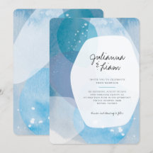 Pacific Blue Bröllopsinbjudan