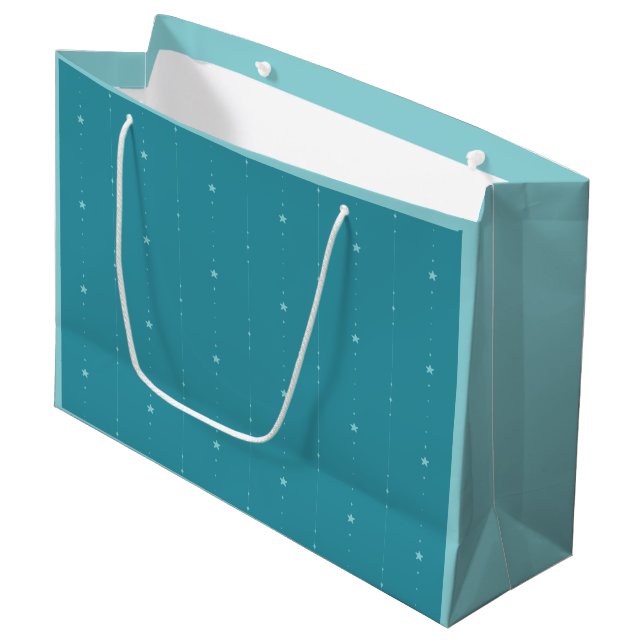 Pacific Blue - Falling Stars Gift Bag (Framsidan Vinklad)