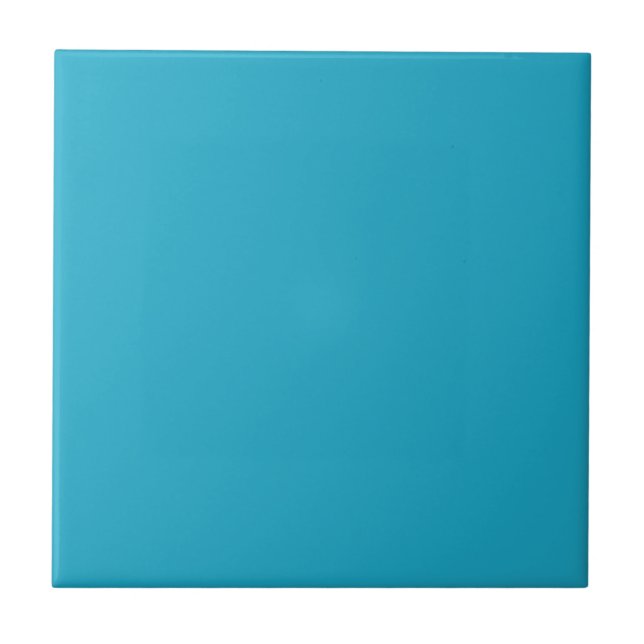 Pacific Blue Solid Färg Tile Kakelplatta (Framsidan)