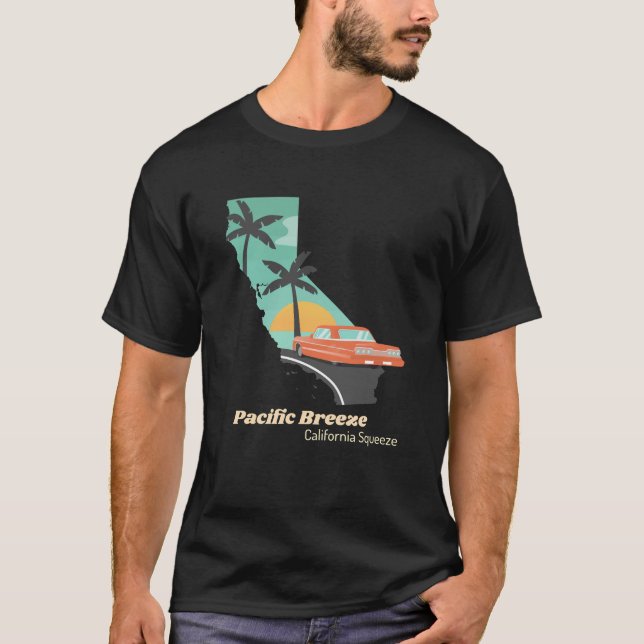 Pacific Breeze California Squeeze T Shirt (Framsida)