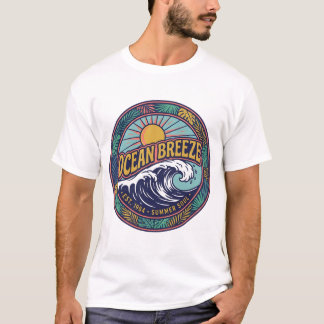 Pacific Coast Kalifornien Retro Surf T Shirt