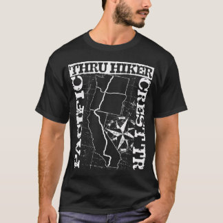 Pacific Crest Trail Genomvandrare Pct Vandring T Shirt