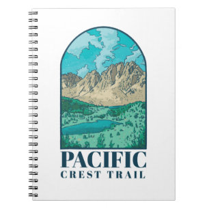 Pacific Crest Trail Konst Anteckningsbok