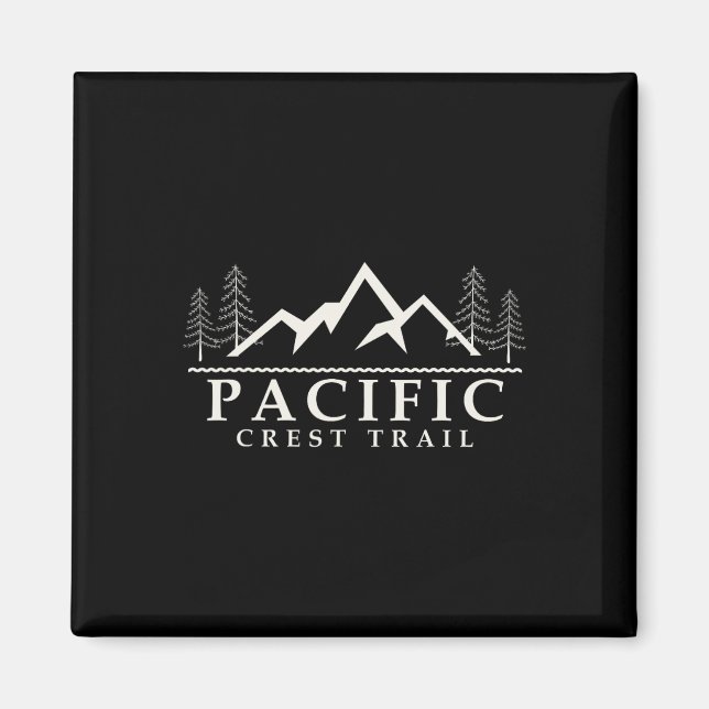 Pacific Crest Trail vandring Magnet (Framsidan)