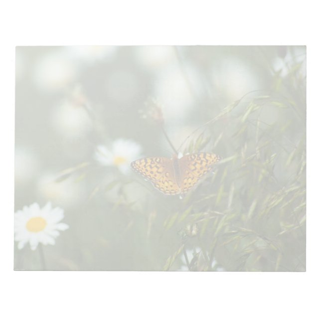 Pacific Fritillary Fjäril Anteckningsblock (Framsida)