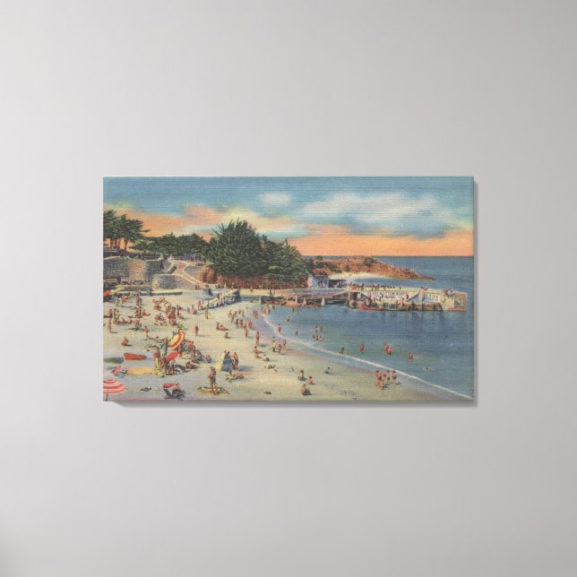 Pacific Grove, CA Canvastryck (Framsida)