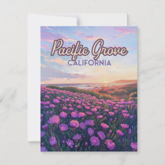 Pacific Grove California Monterey Lila Card
