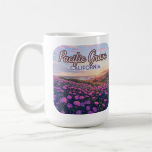 Pacific Grove California Monterey Magic Lila Kaffemugg