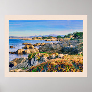 Pacific Grove i Monterey Bay Poster