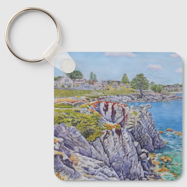 Pacific Grove-lugn Nyckelring (Framsida)