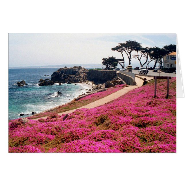 Pacific Grove-Monterey Calif Hälsningskort (Framsidan Horizontal)