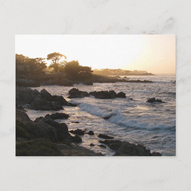 Pacific Grove Sunset Vykort (Framsida)