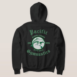 Pacific Gymnastics Black zip hoodie T Shirt