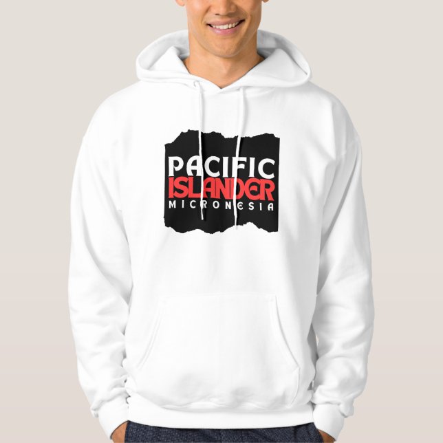 Pacific Islander Kosrae Proud Hoodie (Framsida)