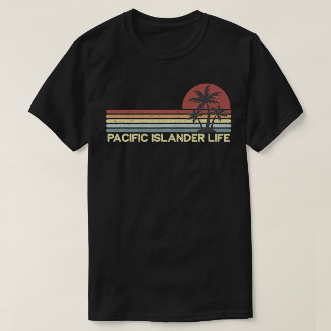 Pacific Islander Life T Shirt (Design framsida)