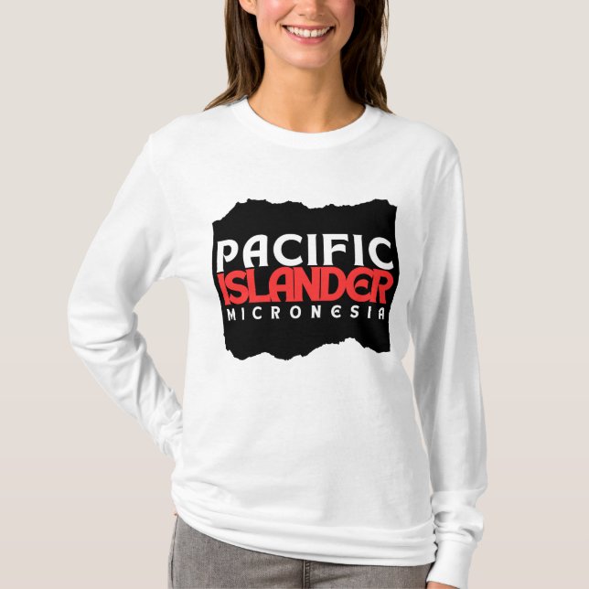 Pacific Islander Proud Kosrae T Shirt (Framsida)