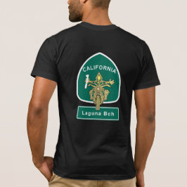 Pacific Kusten Highway Biker vid Laguna Beach T Shirt