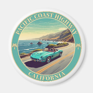 Pacific Kusten Highway California Magnet