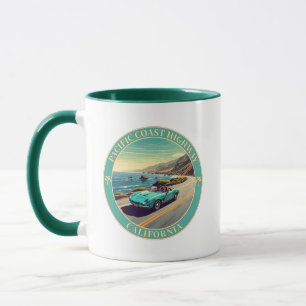 Pacific Kusten Highway California Mugg