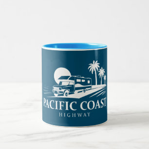 Pacific Kusten Highway Recreational Fordon Två-Tonad Mugg