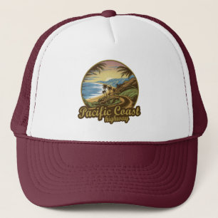Pacific Kusten Highway Retro Keps