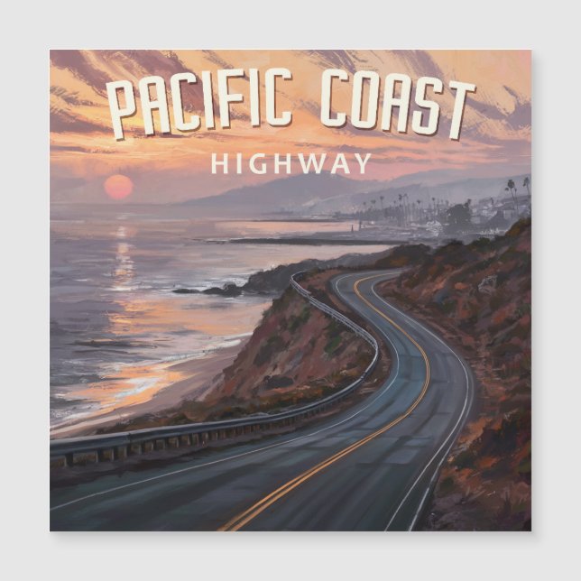 Pacific Kusten Highway Sunset (Framsida)