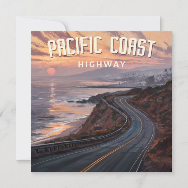 Pacific Kusten Highway Sunset (Framsida)
